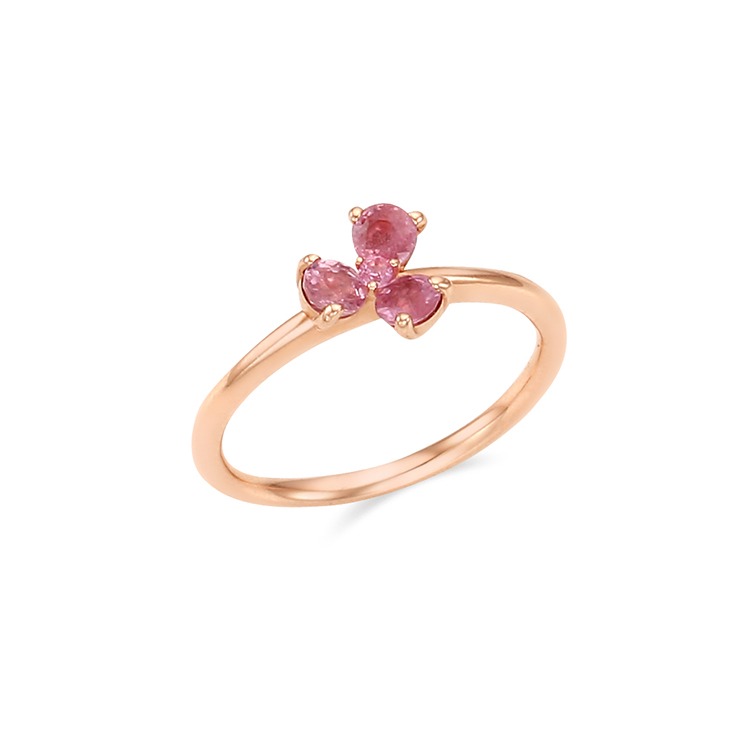 [14K/18K] 체리 블러썸 핑크 사파이어 반지