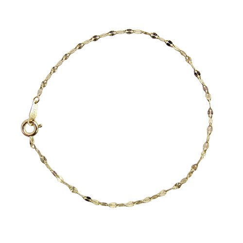 [14K Gold]프리티 리프 팔찌 Pretty Leaf Bracelet no.26